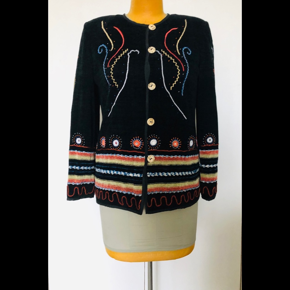 Allure Blazer M Colourful Chic Beaded Embellished beaded Casual Party ethnic